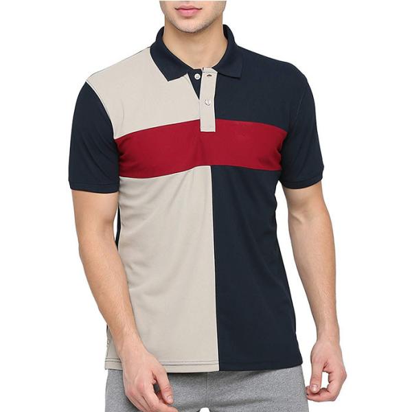Buy cheap Slim Fit Office Polo Shirt For Men Short Sleeve 100 Cotton Fashion Anti - Pilling from wholesalers