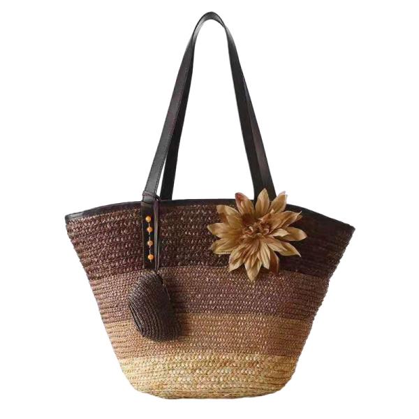 Buy cheap ECO Friendly Fashion Summer Tote Handbag Bohemian Handmade Bali Bags Straw Beach Bag Cotton Canvas Shopping Bags from wholesalers
