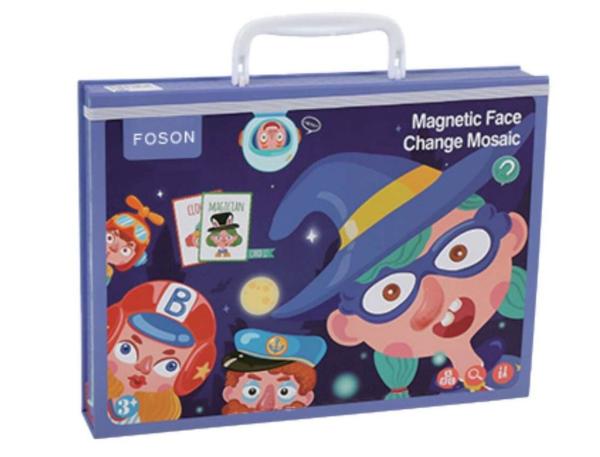 Buy cheap ECO Toddler Wooden Educational Toys Magnetic Funny Face Puzzle Jigsaw For 2 Years Old from wholesalers