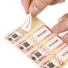 Buy cheap OEM / ODM Security Label Stickers Rainbow Gradient Custom Printing Label from wholesalers