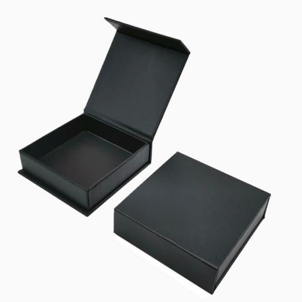 Buy cheap Debossed Logo Luxury Folding Gift Boxes Black Printed Paper Presentation Box from wholesalers