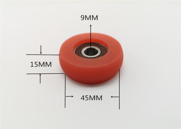 Buy cheap Roland Printer Spare Parts PU Cladding Bearing Rubber Press Paper Wheel 45*15*9MM from wholesalers