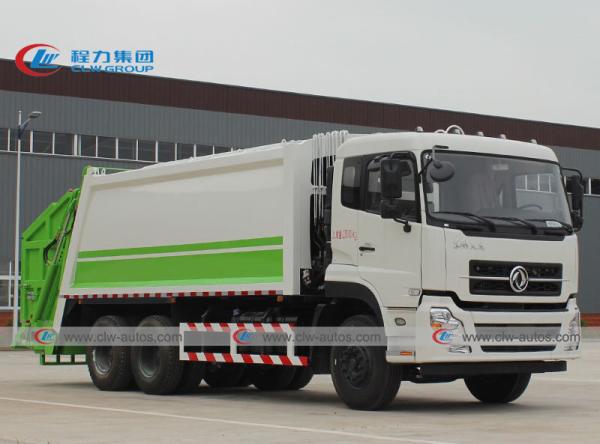Buy cheap Dongfeng 6x4 18cbm Compressed Garbage Truck for sanitation trash collection from wholesalers
