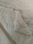 Khaki double-sided jacquard cotton velvet&300gsm