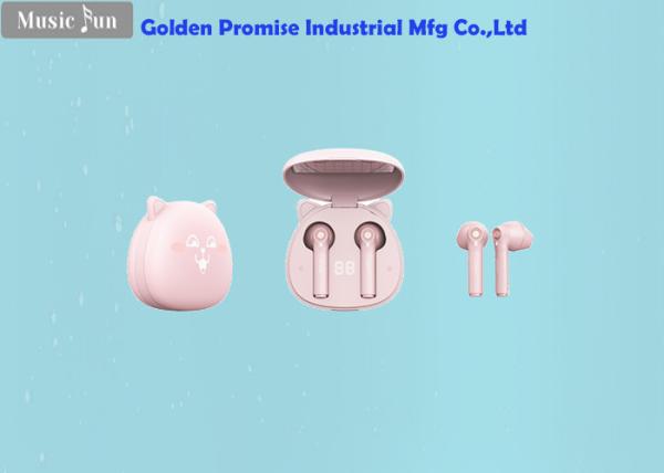Buy cheap OEM Pink Tws Bluetooth 5.0 Earphones 600mAh Charging Case Battery from wholesalers