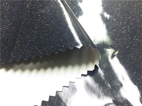 Buy cheap Laminated 0.30mm Synthetic Leather Material With Little Shining Stars from wholesalers