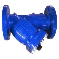 Buy cheap Ductile Iron Flanged Y Strainer ANSI B16.10 Class 125 / 150 Simple Structure product