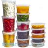 Buy cheap Food Storage Containers With Lids 8oz, 16oz, 32oz Freezer Deli Cups Combo Pack, 44 Sets BPA-Free Leakproof Round from wholesalers