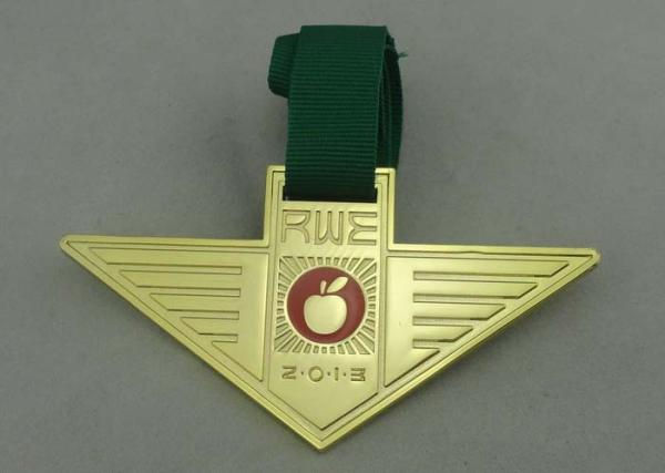 Buy cheap Santa Barbara Ribbon Medals Silver Plating For Company Gift from wholesalers