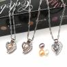 Buy cheap Christmas Valentine's Day Gift! Natural Freshwater Pearl Silver Necklace Charm Girl Love Surprise Gift from wholesalers