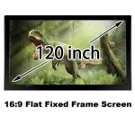 Buy cheap High Quality Picture 120 Inch 10 Feet Fixed Frame Projection Screen Wall Mount from wholesalers