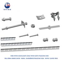 Buy cheap Hot Dip Galvanized Cross-Arm Angle Bar 1090 X 40 X 40mm With 15 Holes product
