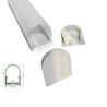 Buy cheap 45mm Half Circle LED Aluminium Profile Linear Lighting Strip 180 Degree from wholesalers