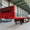 Buy cheap 40ft Original Axle Customized Fuwa Axle Bpw Axle 3-Axis Steel Plate Container Semi-Trailer Plate Length 12500*2500*1600mm from wholesalers