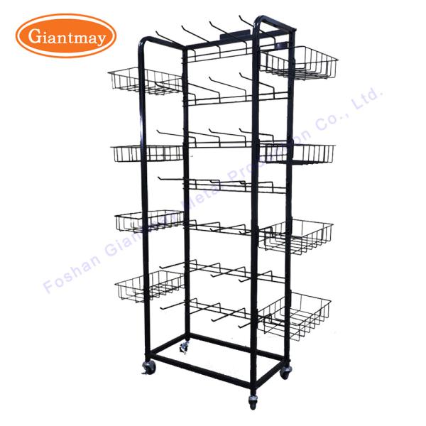 Buy cheap Potato Chip Display Candy Stand Wire Mesh Basket Shelf from wholesalers