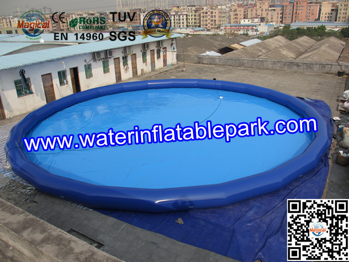 Professional Round Inflatable Water Park / Inflatable Water Pool With CE UL