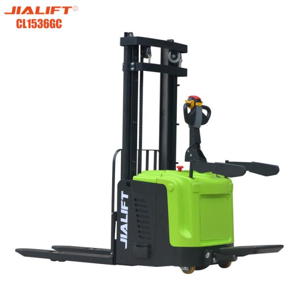 Double Lifting 3630mm Lifting Height Electric Reach Stacker Pallet Stacker