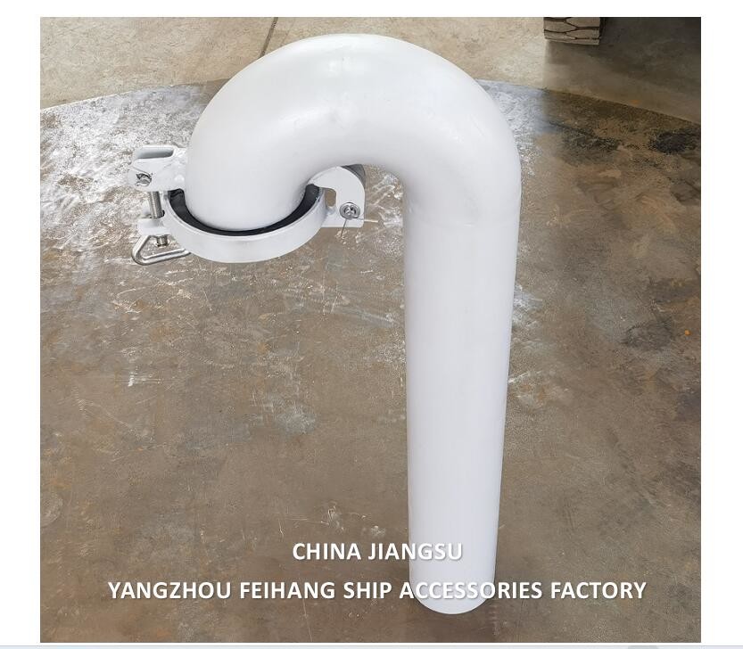 Marine Deck Goose Neck Ventilation Diameter 100mm, Round Type, With Flap Valve (Goose Neck Shall Be Closable)