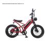 Buy cheap 48V10Ah Lithium Battery 5000w Electric Bike For Adults 20 Inch Fat Tire Ebike from wholesalers