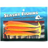 Buy cheap 10 Pcs Free Shipping 130mm 13g Soft Bait Fish Fishing Lure Shad 3D Eyes Soft product