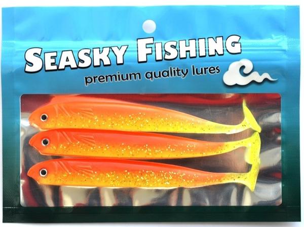 10 Pcs Free Shipping 130mm 13g Soft Bait Fish Fishing Lure Shad 3D Eyes Soft