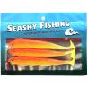 Buy cheap 10 Pcs Free Shipping 130mm 13g Soft Bait Fish Fishing Lure Shad 3D Eyes Soft Silicone Tiddler Bait Plastic Lure from wholesalers