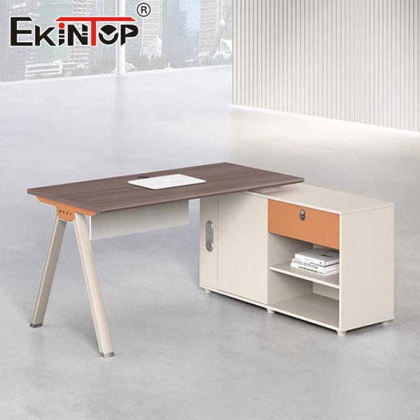 Buy cheap Modern Style Employee Desk with Storage Cabinet Eco-Friendly from wholesalers