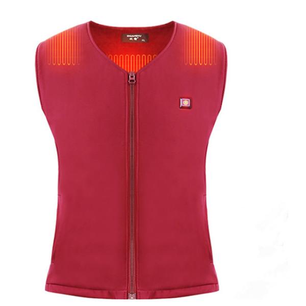 Buy cheap 7.4V DC Rechargeable Heated Vest 3 Heating Zones Polyester Spandex Surface from wholesalers