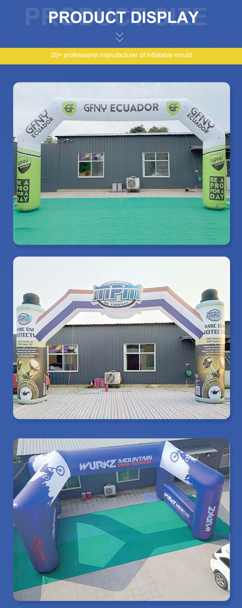 Helium Advertising Inflatable Finish Arch Giant Inflatable Arch