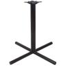 Buy cheap Restaurant Dining Table Legs Round Metal Bar Table Base Black / Brown Colour from wholesalers