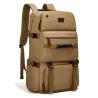 Buy cheap 56-77Litre Vintage Canvas Laptop Backpack Khaki Color Waterproofing from wholesalers