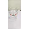 Buy cheap Double Lemon Cup Glass Kitchenware Heat Resistant Mug For Tea Milk Lemon Juice Drinking from wholesalers