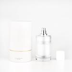 100ml Empty Perfume Bottle Round Clear Glass Spray Cosmetic