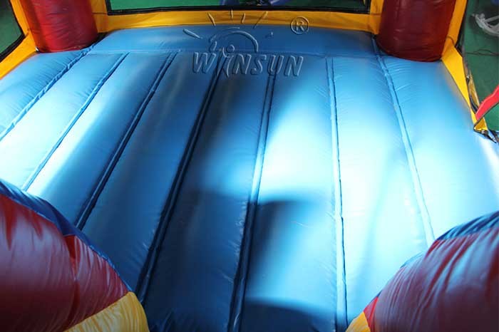 PVC Material Moonwalk Inflatables With Slip N Slide WSC-257 Customized Size