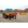 Buy cheap Tri Axle ISO 1x40ft Truck Semi Trailers 25t Shipping Container Trailer from wholesalers