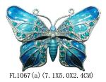 New Products Metal Butterfly Custom Jewelry Box