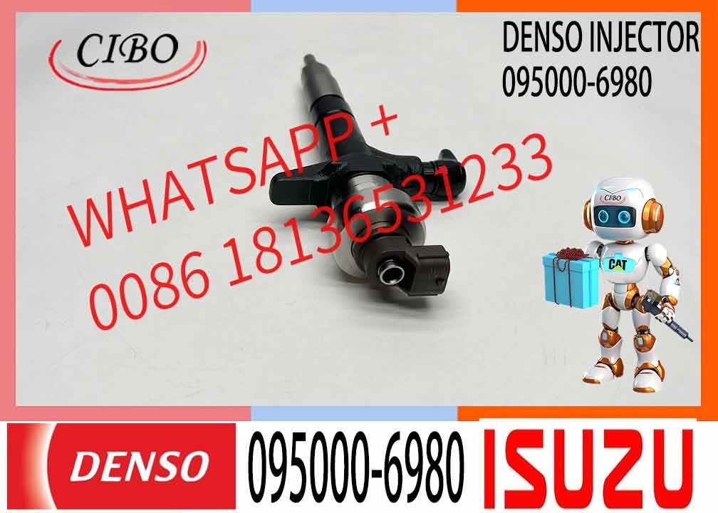 Common Rail Diesel Injector 295050-1900 095000-6980 8-98011604-0 8-98011604-5 8-98119228-3 095000-8370 For Isuzu