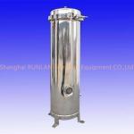 Precision Cartridge Water Filter Housing for Food Beverage Stainless Steel 304