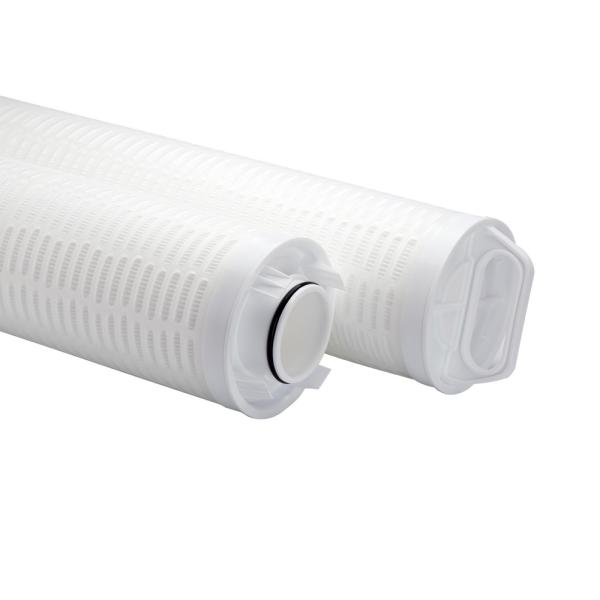 Buy cheap High Flow / Volume 60inch 5micron Pp Pleated Filter Cartridge Replacement For Water Treatment from wholesalers