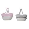 Buy cheap ECO Friendly Fashion Summer Tote Handbag Bohemian Handmade Bali Bags Straw Beach Bag Cotton Canvas Shopping Bags from wholesalers