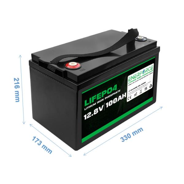 Buy cheap Enerforce LFP 12V LiFePO4 Battery 100ah 11.66kg For Solar Power from wholesalers