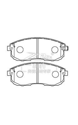 Buy cheap Nissan Teana D815 Front Ceramic Pads 41060-5Y790 car brake pad from wholesalers