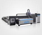 Metal Sheet Tube Fiber Laser Cutting Machine With Rotary Device