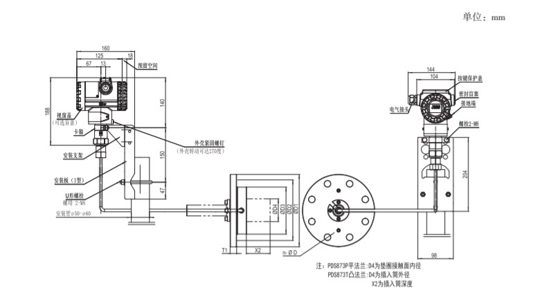 PDS873 Remote Pressure Transmitter Remote Setting And Monitoring