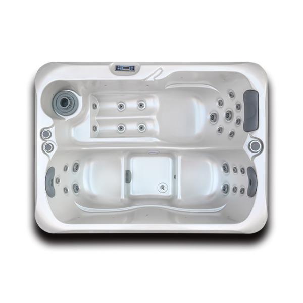 Buy cheap Outdoor Massage Rectangle Bathtub Whirlpool Spa Tub For 3 Seats from wholesalers
