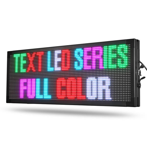 Buy cheap DIP546 Window Outdoor Digital LED Signs 15*52 Inch Waterproof Full Color from wholesalers