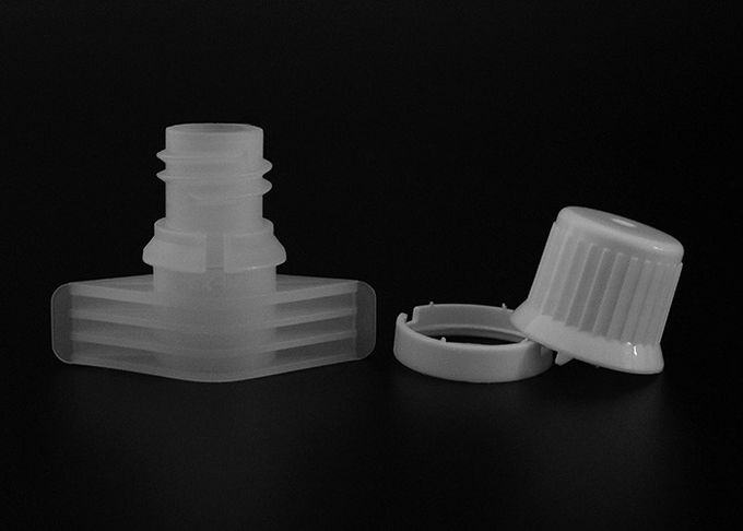 9.6mm Single Gap HDPE Plastic Nozzle And Cap For Drinking Doypack