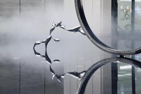 Buy cheap Public Modern Fish Metal Art Sculptures Stainless Steel Decorative Customized from wholesalers