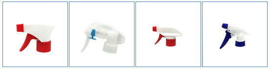 Non Spill Trigger Pump Sprayer Upper And Lower Lock Catch Trigger Spray Heads