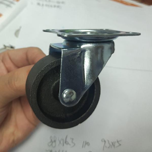 50mm Cast Iron Wheel Light Duty 360 Degree Rotating Vintage Iron Caster Wheels